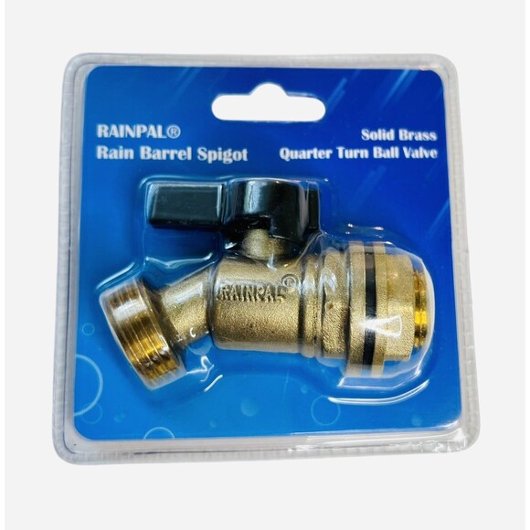 Rainpal RBS005 Brass Rain Barrel Spigot Quarter Turn For Open Top Containers NEW - Picture 7 of 7
